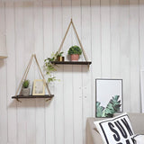 Chic SwingShelf - Minimalistiskt Multifunktionellt Hängande Vägghylla Carvallo