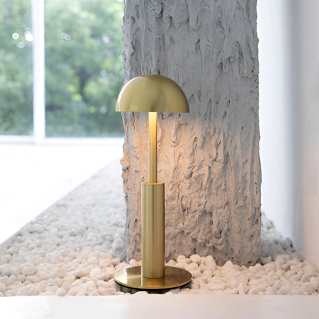Trådlös uppladdningsbar bordslampa – Unik skulptural design, 3-stegs dimmer, LED för vardagsrum eller sovrum Carvallo