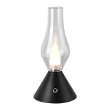 RomanticGlow - Glaskeramisk Bordslampa med Dimbara LED - Stilig Nattlampa Carvallo