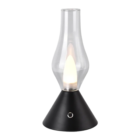 RomanticGlow - Glaskeramisk Bordslampa med Dimbara LED - Stilig Nattlampa Carvallo