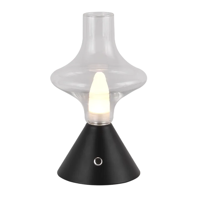 RomanticGlow - Glaskeramisk Bordslampa med Dimbara LED - Stilig Nattlampa Carvallo