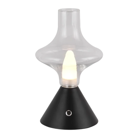 RomanticGlow - Glaskeramisk Bordslampa med Dimbara LED - Stilig Nattlampa Carvallo