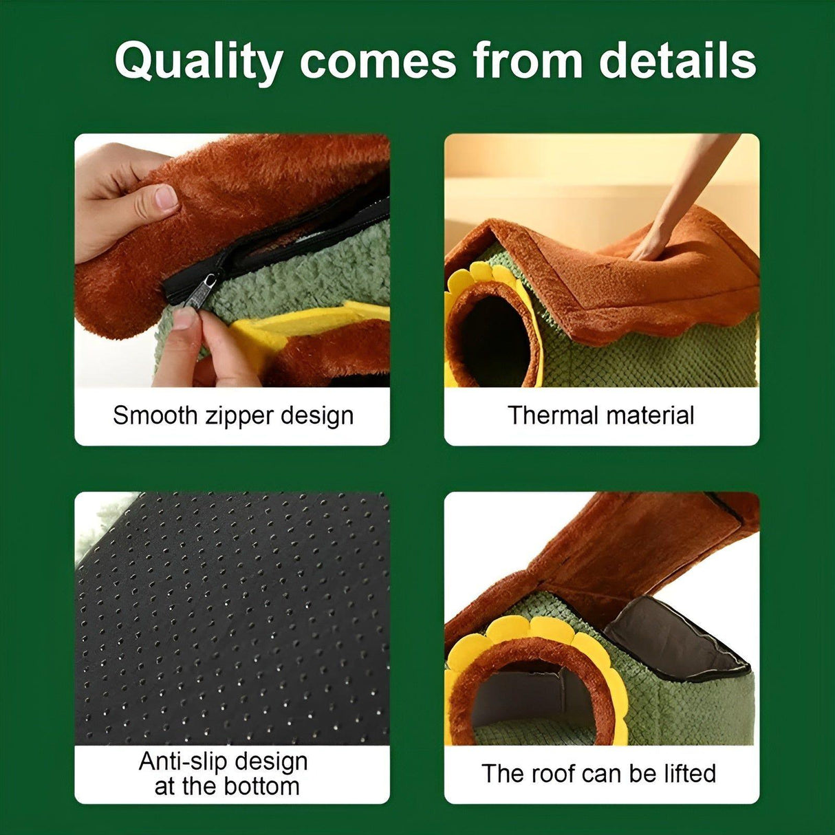 CozyPet Tält - Inomhus Katt Sovsäng Tält Carvallo