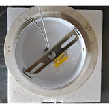 RetroTravertine Light - Wabi-Sabi Japansk LED Vägglampa i Krämstil Carvallo