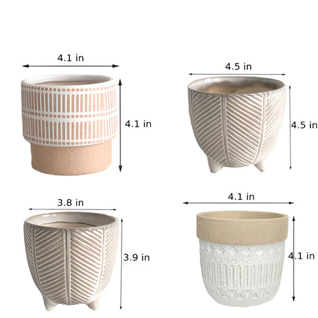 Keramikplanter i ö-lovsstil – Tropisk design för stilfull inredning Carvallo