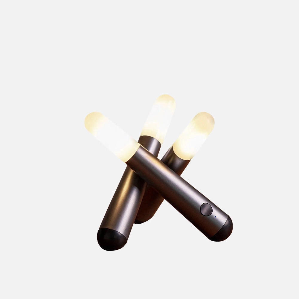 Kinetisk Rotation LED Trådlampa – Återuppladdningsbar, Touch-dimfunktion, Bärbar design för sovrum Carvallo