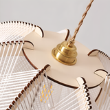 Hikari Pendellampa – Handknuten Hampa & Trälampa i Wabi Sabi Design Hemnix