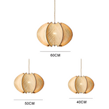 Hikari Pendellampa – Handknuten Hampa & Trälampa i Wabi Sabi Design Hemnix