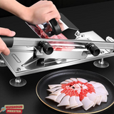 KitchenSlicer – Professionell skärmaskin för hemmet | Justerbart blad, hållbart rostfritt stål Carvallo