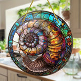 Livfull snigelsolfångare – Färgglad utomhusfönsterdekoration MILA Sverige