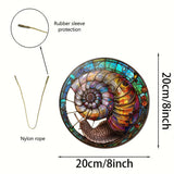 Livfull snigelsolfångare – Färgglad utomhusfönsterdekoration MILA Sverige