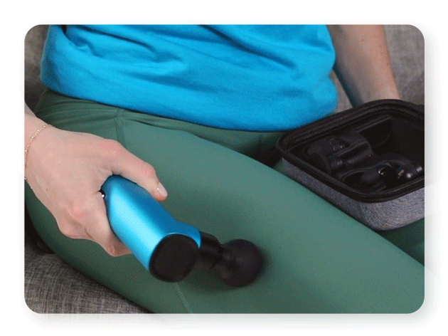 Royaleva Mini Muscle Massage Gun – Bärbar Handhållen Perkussion Massager för Djupvävnadsavlastning Carvallo