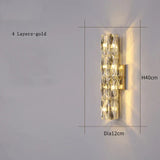 CrystalLuxe - Kunglig Sovrums Vägglampa Carvallo