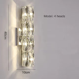 CrystalLuxe - Kunglig Sovrums Vägglampa Carvallo