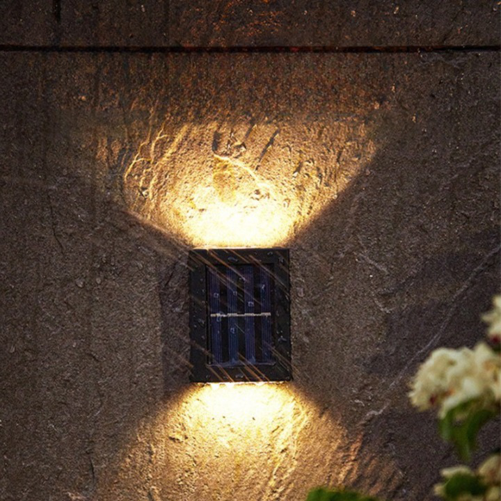 Utomhus Solenergi LED Vägglampa Modern Carvallo