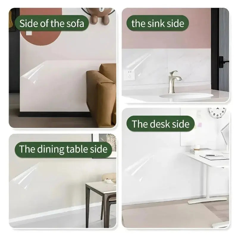 Genomskinlig väggskyddsfilm – reptålig och fläckfri film MILA Sverige