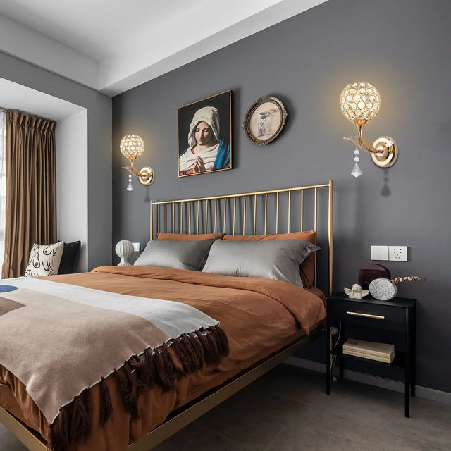 RadiantShine – Modern LED Vägglampa Med Stilig Kristalldesign Carvallo