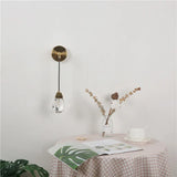 CrystalGlow - Modern Kristall Vägglampa i Minimalistisk Design Carvallo