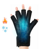 Kylande & Värmande Handske - För Reumatism, Artros, Svullnad, Karpaltunnelsyndrom-Hemnix-Svart-Hemnix