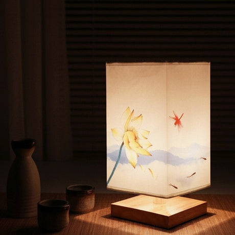 Japansk Skandinavisk Bordslampa Minimalistisk Design 12x27cm Carvallo