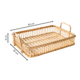 Rustik Vev Rattan Bricka Carvallo