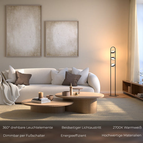 Hemma LED golvlampa MILA Sverige