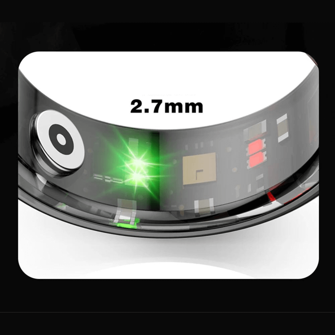 Smart Health Ring – Slitstark fitness- och wellnessmonitor i titan MILA Sverige