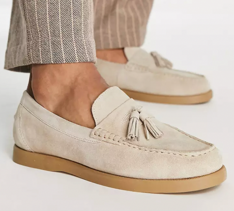 Herr Läderloafers Elegant Stil Högkvalitativt Läder Hemnix