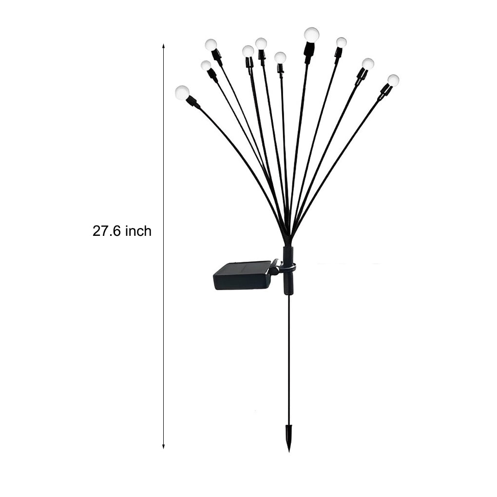 Solarlampor för trädgården Vattentäta LED Ljusstake Carvallo