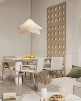 Soft Bloom Pendel Lampa | 16″–20″ Tygtaklampa | Skulptural Atmosfär Carvallo