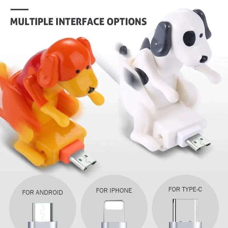 Wagging Tail-Ladekabel – Schnelles USB-Ladegerät mit lustiger LED-Hundeschwanzanzeige MILA Sverige