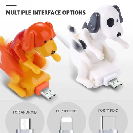 Wagging Tail-Ladekabel – Schnelles USB-Ladegerät mit lustiger LED-Hundeschwanzanzeige MILA Sverige