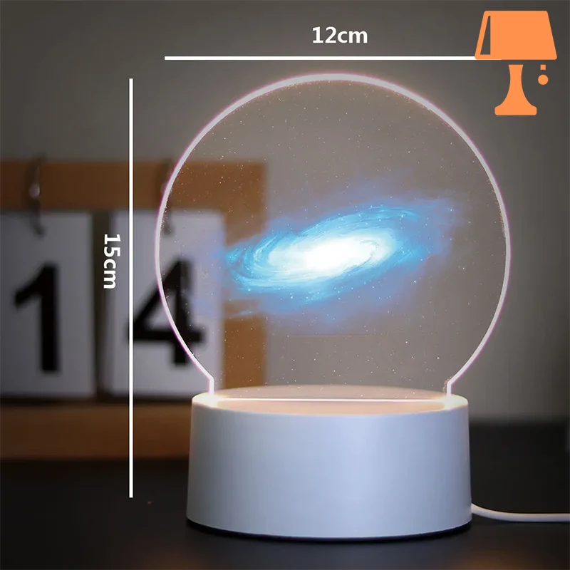 Carvallo - Galaxy-lampa med kosmiska ljuseffekter för en fascinerande glöd Carvallo