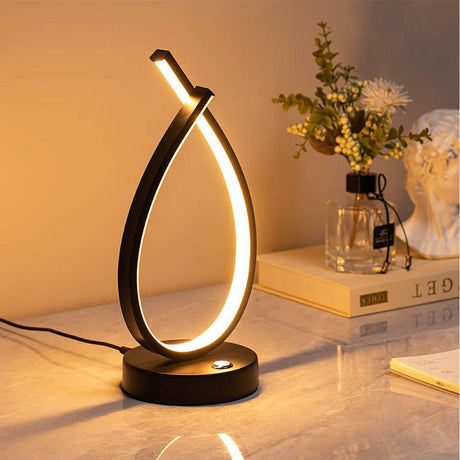 TranquilBeam Lampa - Sängbordslampa med touchswitch Carvallo