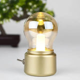 RustGlow – Trådlös Vintage LED-sänglampa med industriell design och USB-uppladdningsfunktion Carvallo