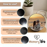 Royallure Memory Orb – Anpassad Videokula med 360° Ljud & USB Uppladdning Carvallo