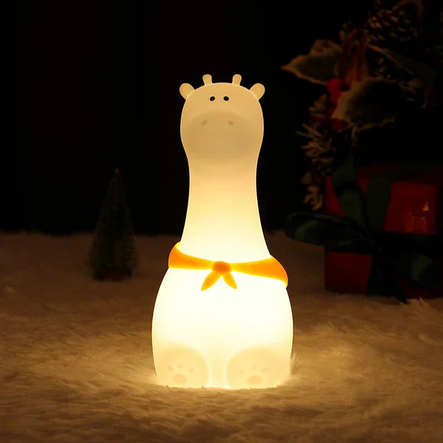 BunnyGlow - Dimbart LED-nattlampa för barn med touchkontroll och USB-laddningsfunktion Carvallo