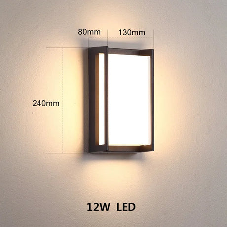 LuminAura - Modern LED Utomhusbelysning Carvallo