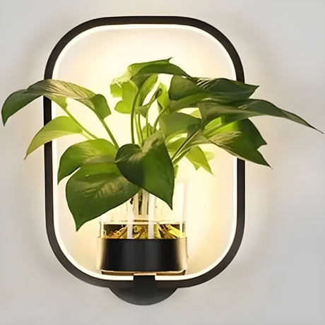 AisleBloom Light - Nordiska växt-LED-vägglampa Carvallo