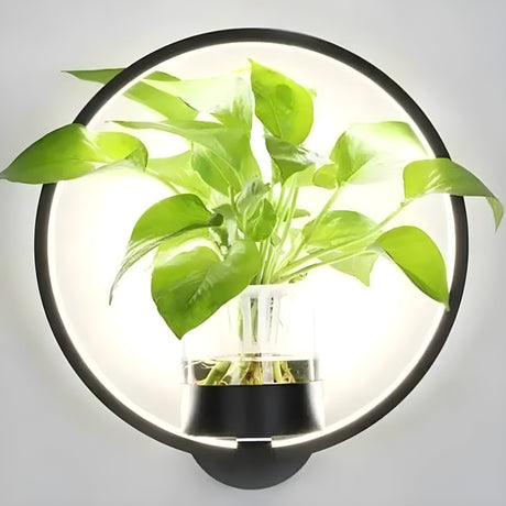 AisleBloom Light - Nordiska växt-LED-vägglampa Carvallo