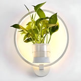 AisleBloom Light - Nordiska växt-LED-vägglampa Carvallo