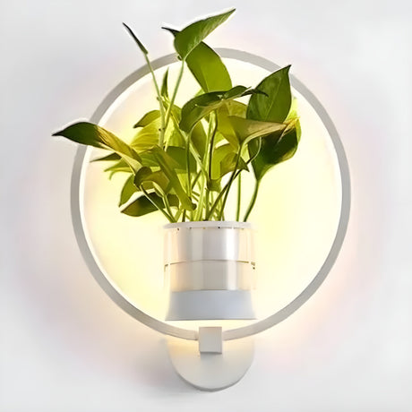 AisleBloom Light - Nordiska växt-LED-vägglampa Carvallo