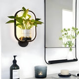 AisleBloom Light - Nordiska växt-LED-vägglampa Carvallo