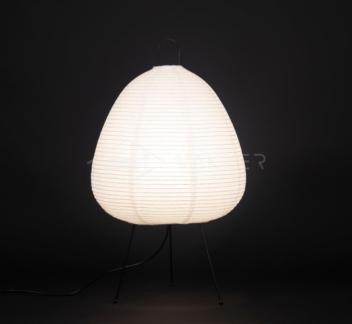 Lia Bordslampa – Moderndesign inspirerat av japanska papplampor, Ambient LED-belysning, Elegant heminredning Carvallo