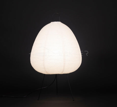Lia Bordslampa – Moderndesign inspirerat av japanska papplampor, Ambient LED-belysning, Elegant heminredning Carvallo