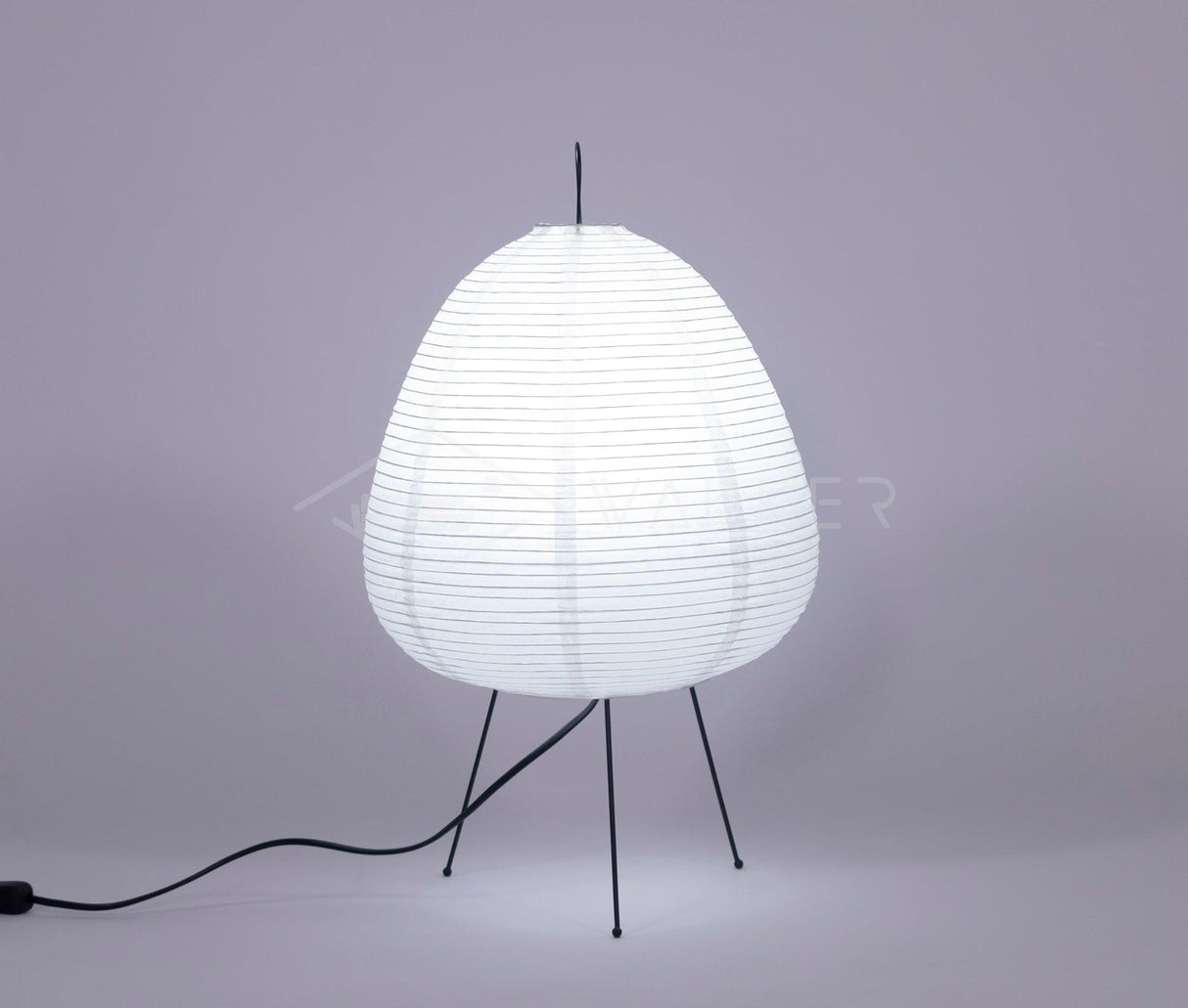 Lia Bordslampa – Moderndesign inspirerat av japanska papplampor, Ambient LED-belysning, Elegant heminredning Carvallo