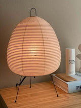 Lia Bordslampa – Moderndesign inspirerat av japanska papplampor, Ambient LED-belysning, Elegant heminredning Carvallo