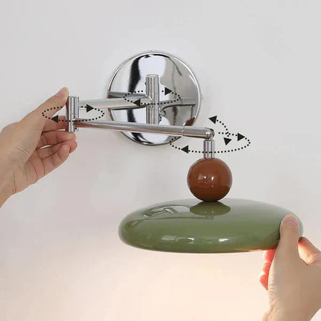 Minimalistisk svängarm vägglampa Carvallo