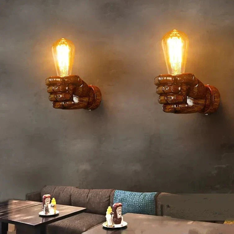 IndustrialGlow - Vasilj i industriell stil av metall - Vintage LED-lampa Carvallo