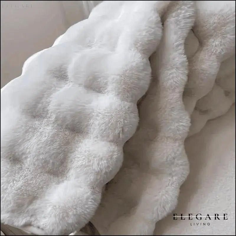 Lorvi - Plush Fashion Bubble Flower Mattor Carvallo